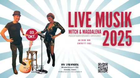 Konzert «Mitch & Magdalena» | © Wyn's Pub Wynental