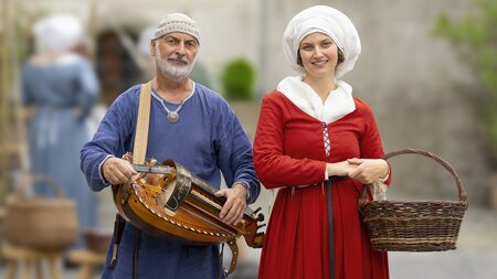 Mittelaltermarkt mit viel Spektakel | © Museum Aargau