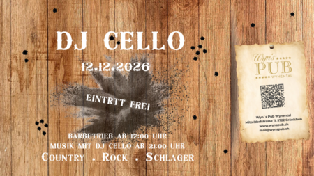 DJ Cello im Wyn's Pub Wynental | © IP Klinik DeLueckS